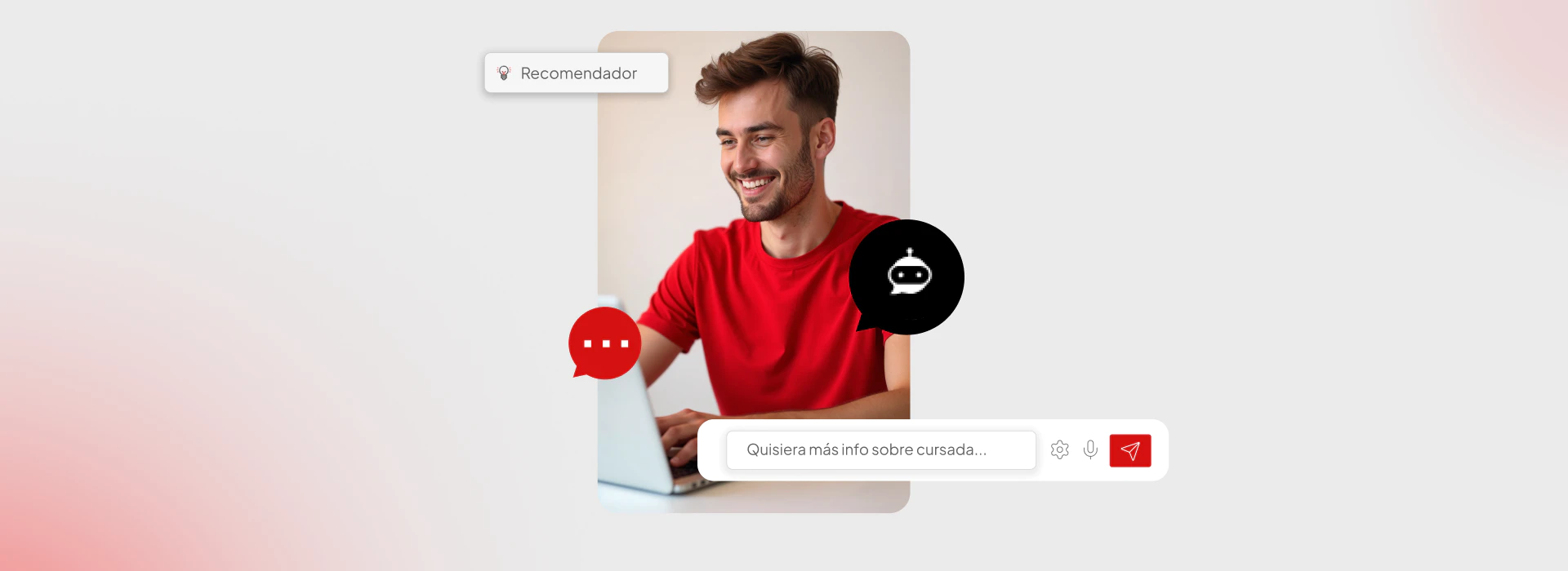 Persona escribiendo en una computadora